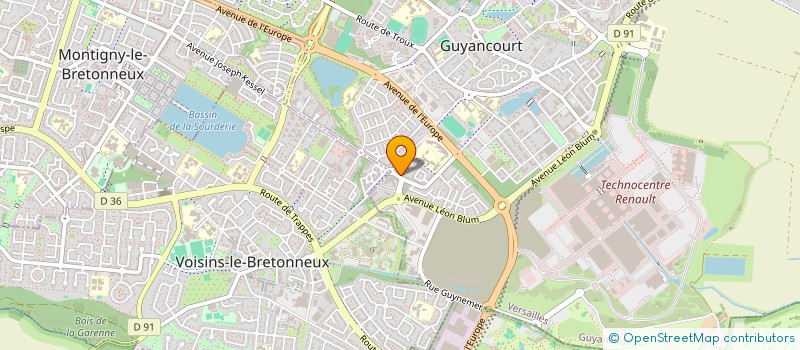 localisation de l'entreprise WELL 'K' HOME IMMOBILIER  GUYANCOURT