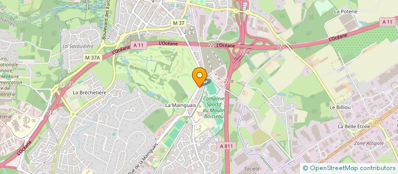 localisation de l'entreprise WELL OFFICE RESEAU  CARQUEFOU