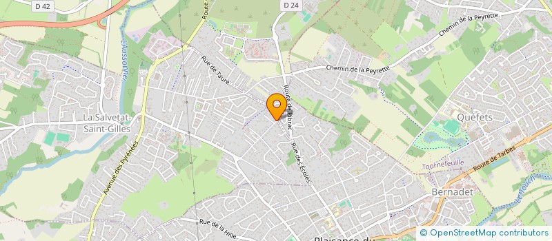 localisation de l'entreprise WELLBEE CARE  LA SALVETAT-SAINT-GILLES