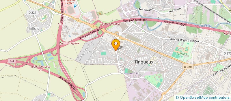 localisation de l'entreprise WELLBEING SILHOUETTE  TINQUEUX