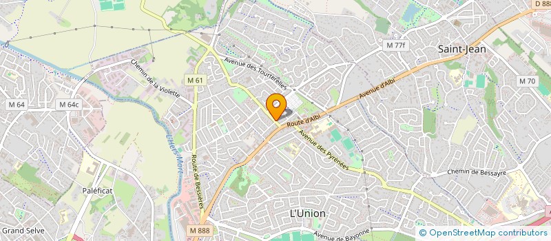 localisation de l'entreprise WELLBEING TICKET  LABEGE