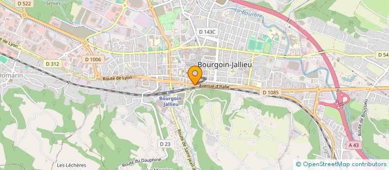 localisation de l'entreprise WELLC'HOME à BOURGOIN-JALLIEU