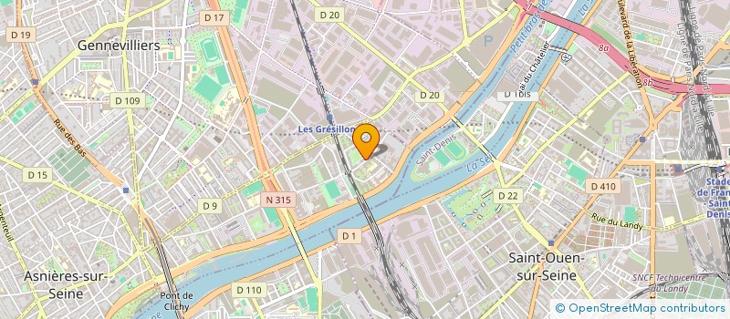 localisation de l'entreprise WELLCAB à ASNIERES-SUR-SEINE