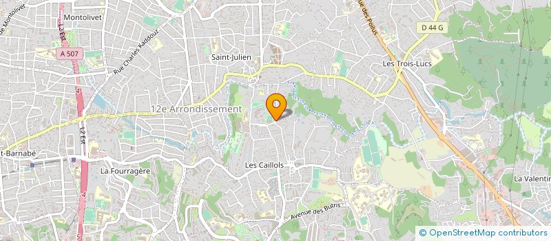 localisation de l'entreprise WELLCOM à MARSEILLE