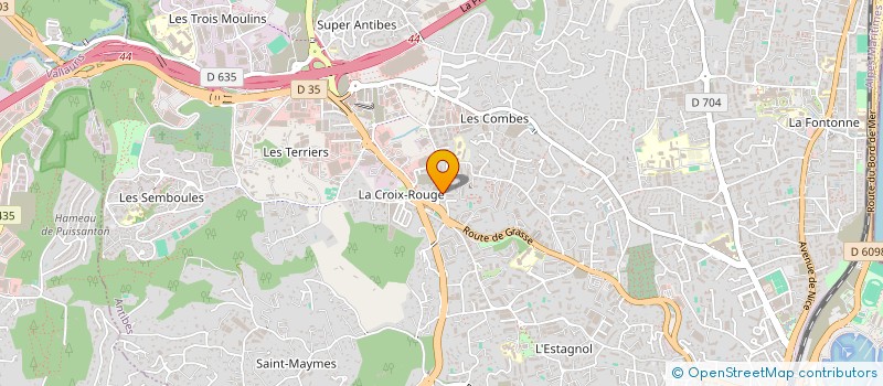 localisation de l'entreprise WELLCOM  ANTIBES