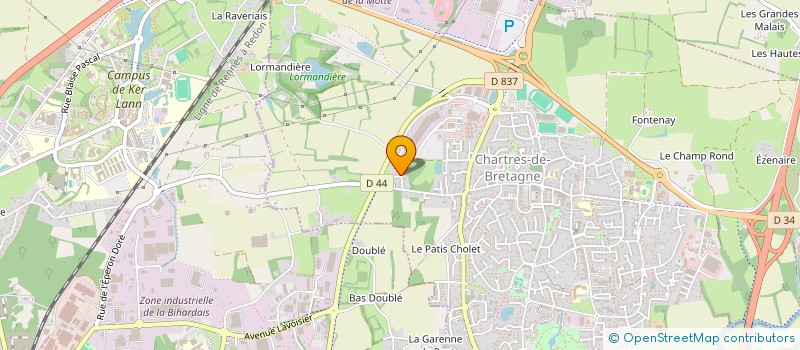 localisation de l'entreprise WELLDONE-QUALITY  CHARTRES-DE-BRETAGNE