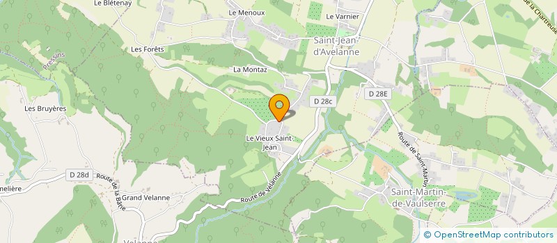 localisation de l'entreprise WELLECOM  SAINT-JEAN-D'AVELANNE