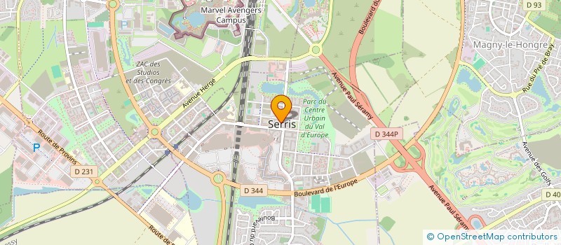 localisation de l'entreprise WELLFINA  SERRIS