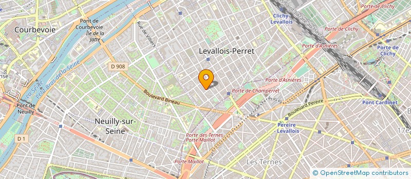 localisation de l'entreprise WELLHOPE à LEVALLOIS-PERRET