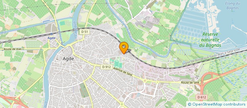 localisation de l'entreprise WELLIN  AGDE