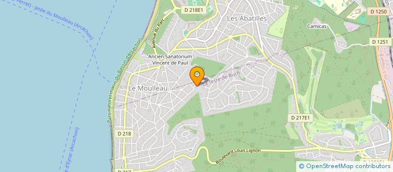 localisation de l'entreprise WELLINGTON à LA TESTE-DE-BUCH