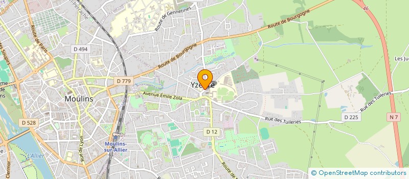 localisation de l'entreprise WELLINGTON YZEURE  YZEURE