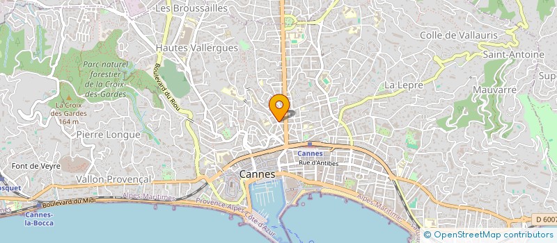 localisation de l'entreprise WELLNESS ATTITUDE à CANNES