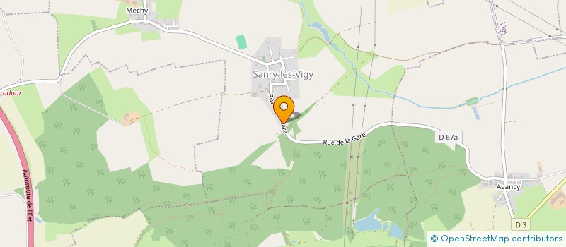 localisation de l'entreprise WELLNESS CORPORATION  SANRY-LES-VIGY