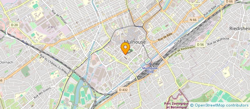 localisation de l'entreprise WELLNESS DEVELOPPEMENT  MULHOUSE