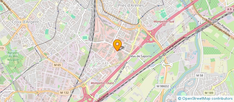 localisation de l'entreprise WELLNESS FACTORY  MONTPELLIER