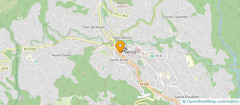 localisation de l'entreprise WELLNESS QUALITY  VENCE