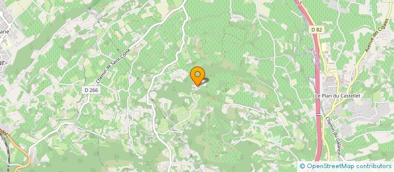 localisation de l'entreprise WELLNESS VIBES PROVENCE SARL  LA CADIERE-D'AZUR