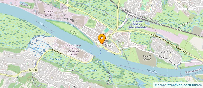 localisation de l'entreprise WELLO  INDRE