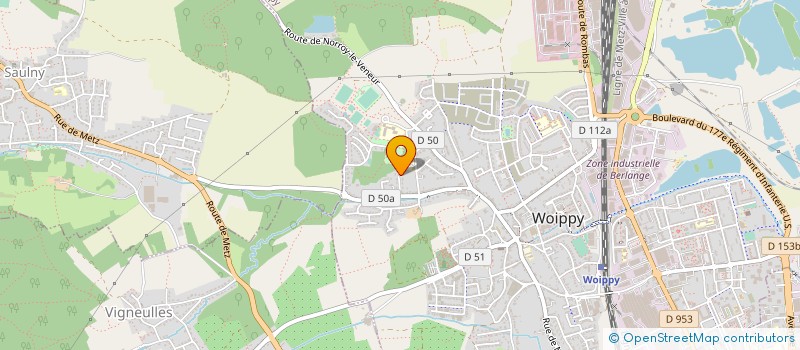 localisation de l'entreprise WELLO RESTO  WOIPPY