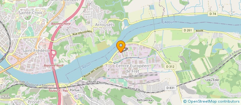 localisation de l'entreprise WELLPUTT FRANCE à BAYONNE