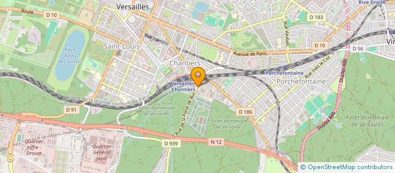 localisation de l'entreprise WELLSPECT à VERSAILLES