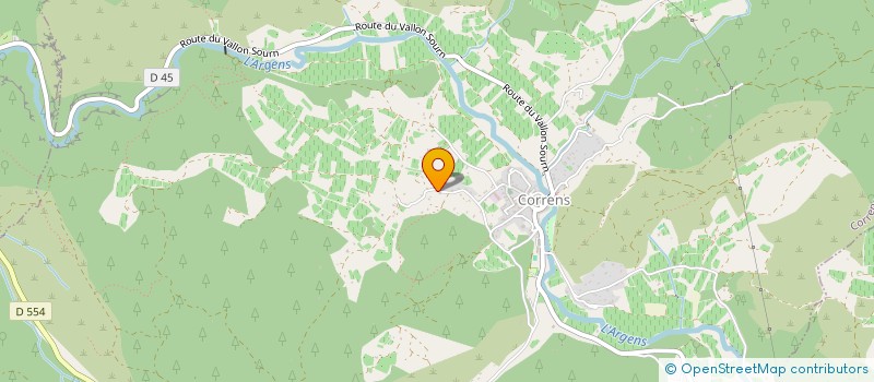 localisation de l'entreprise WELLUP  CORRENS