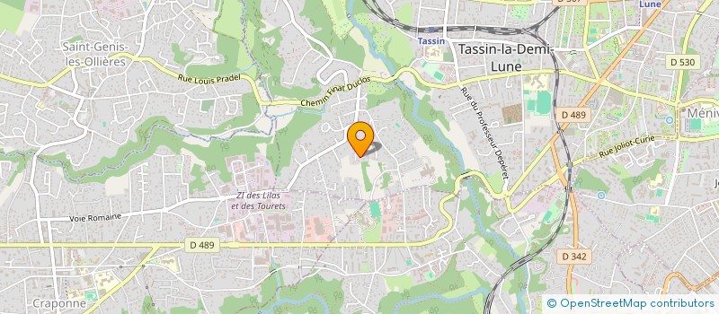 localisation de l'entreprise WELLWORK RH  TASSIN-LA-DEMI-LUNE