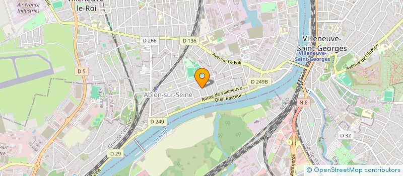 localisation de l'entreprise WELLYS  ABLON-SUR-SEINE