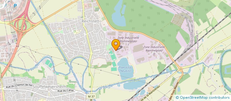 localisation de l'entreprise WELLZEN  REICHSTETT