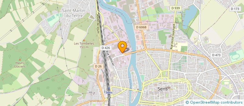 localisation de l'entreprise WELONDA FRANCE SAS à SENS