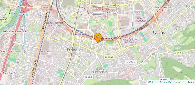 localisation de l'entreprise WELORE LOGISTIQUE ET EQUIPEMENTS  ECHIROLLES