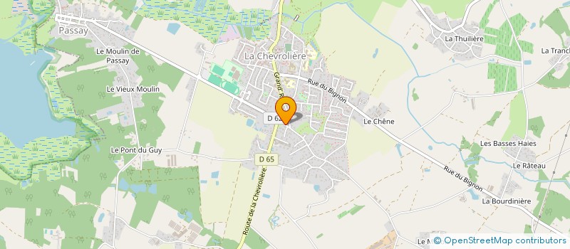 localisation de l'entreprise WELPO  LA CHEVROLIERE