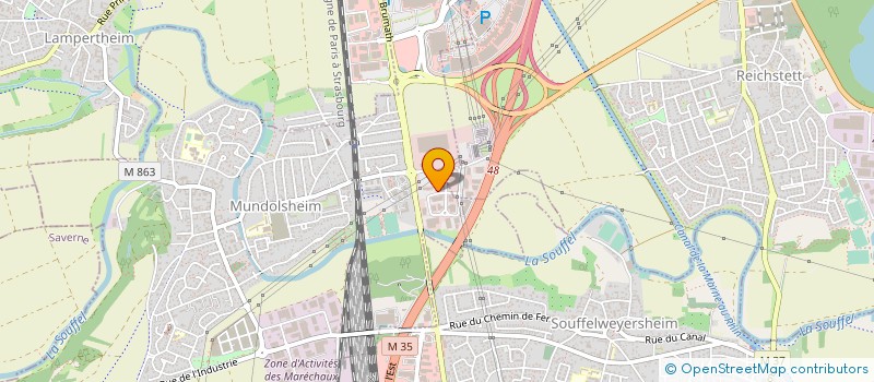 localisation de l'entreprise WELS RENOVATION  MUNDOLSHEIM