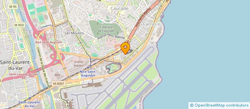 localisation de l'entreprise WELSOB FRANCE MONTAGES INDUSTRIELS à NICE