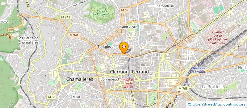 localisation de l'entreprise WELT IMMO à CLERMONT-FERRAND