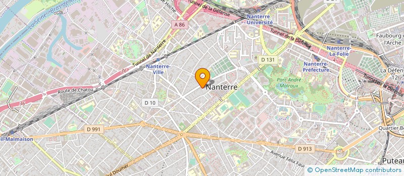 localisation de l'entreprise WELT PRODUCTION VPC à NANTERRE