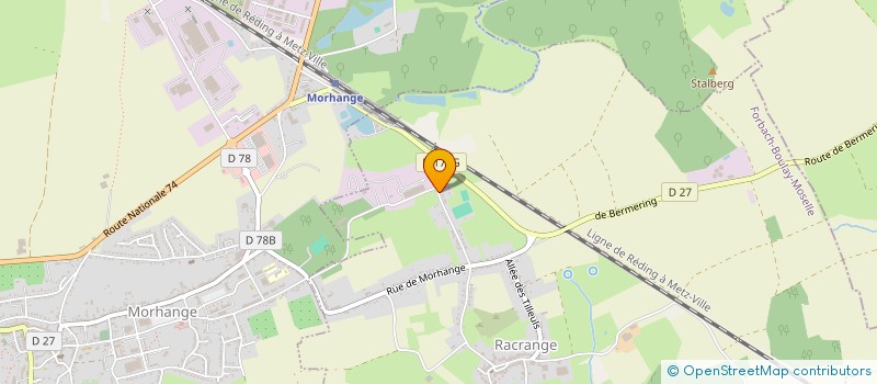 localisation de l'entreprise WELTER  RACRANGE