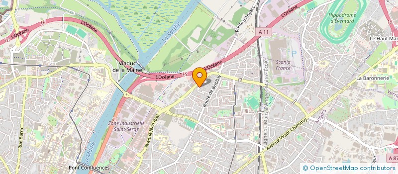 localisation de l'entreprise WELYGHA CONSULTING à ANGERS