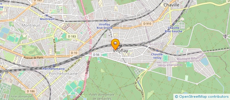 localisation de l'entreprise WEM OPTIQUE à VIROFLAY