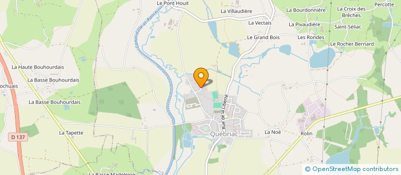 localisation de l'entreprise WEMA  QUEBRIAC