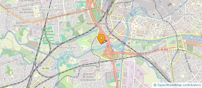 localisation de l'entreprise WEMA AUDIT à STRASBOURG