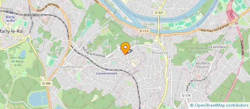 localisation de l'entreprise WEMA COACHING  HOUILLES