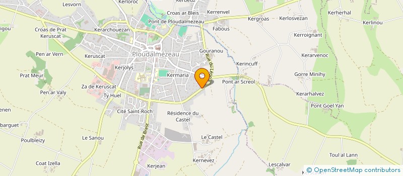 localisation de l'entreprise WEMOP INVEST  PLOUDALMEZEAU