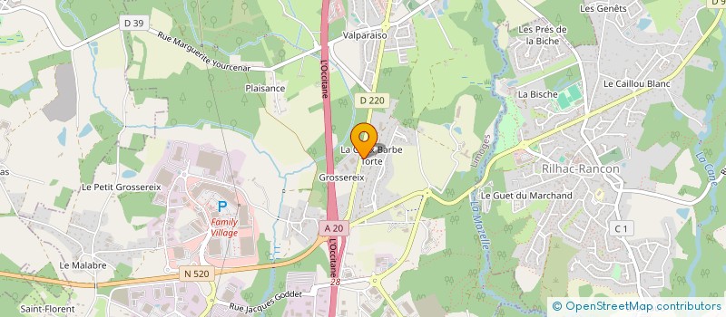 localisation de l'entreprise WEN DIFFUSION à LIMOGES