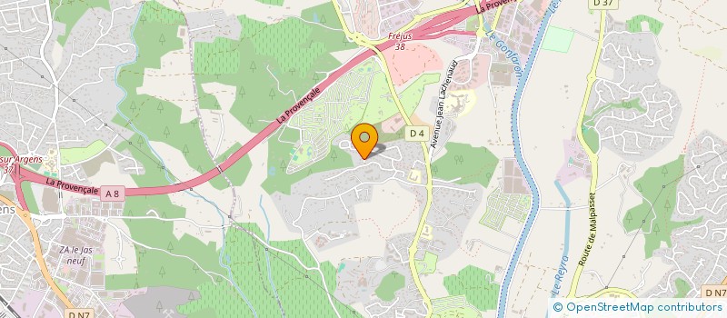 localisation de l'entreprise WEN-INVESTISSEMENTS à FREJUS