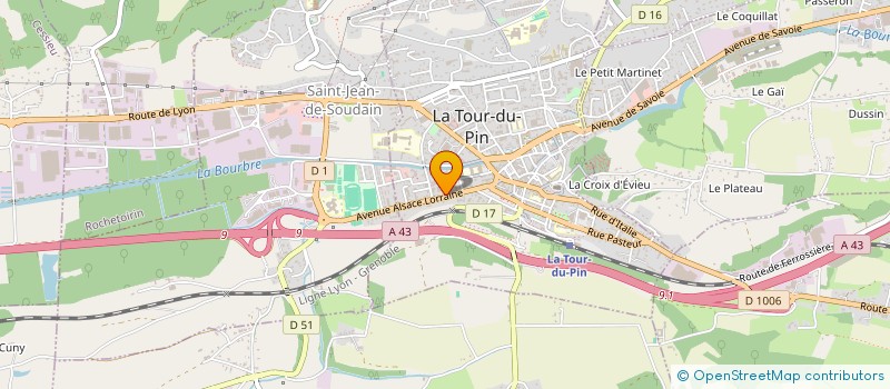 localisation de l'entreprise WEN RH  LA TOUR-DU-PIN