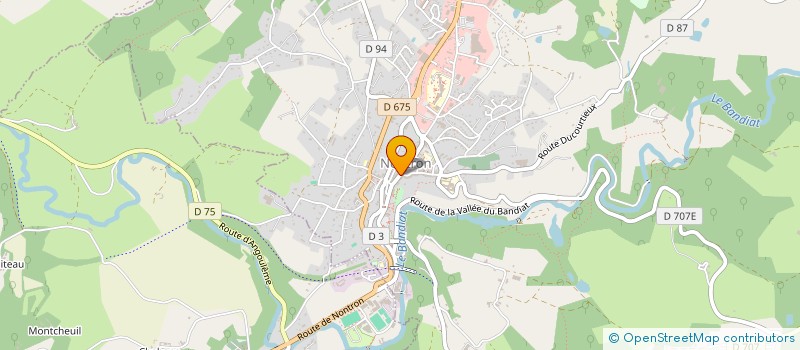 localisation de l'entreprise WENCLIK  NONTRON