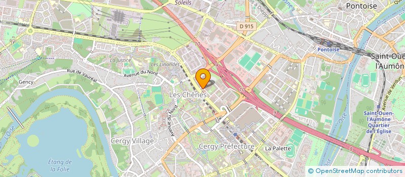 localisation de l'entreprise WENDA LIZEE  CERGY