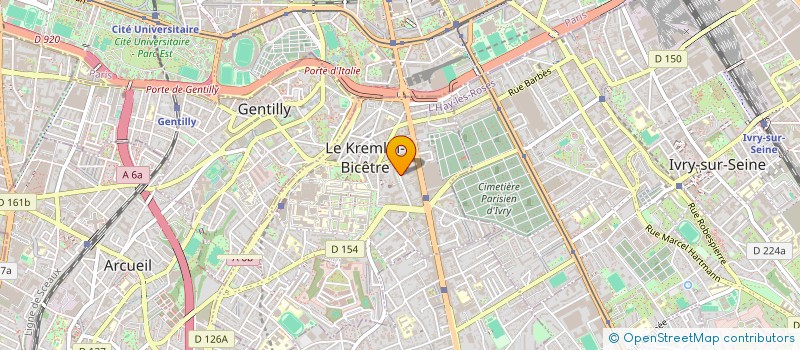 localisation de l'entreprise WENDA23  LE KREMLIN-BICETRE